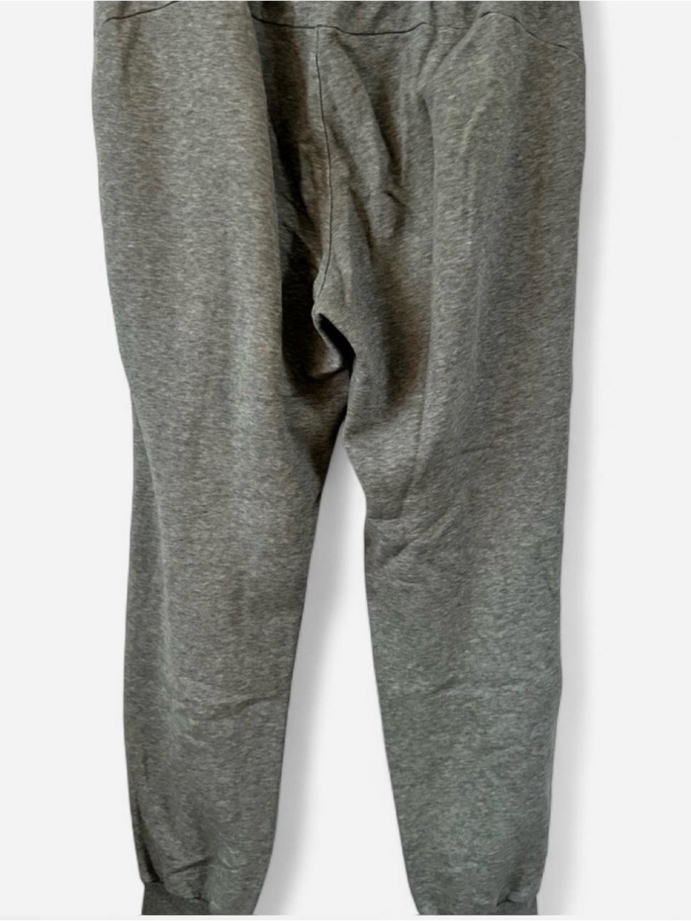 PUMA Men’s Amplified Logo Tape Jogger Sweatpants Gray Size Large - Picture 3 of 12